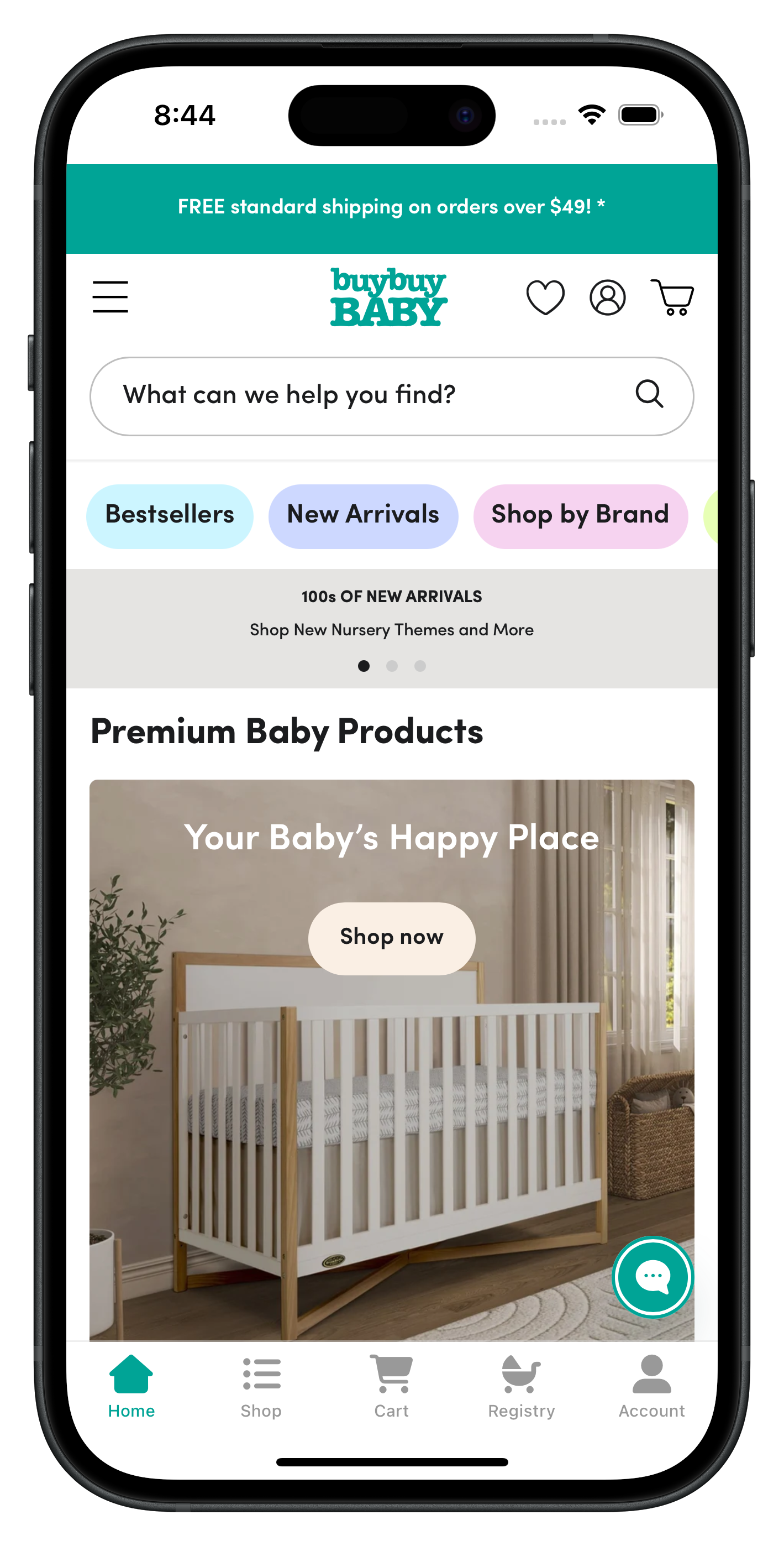 buybuyBaby app preview