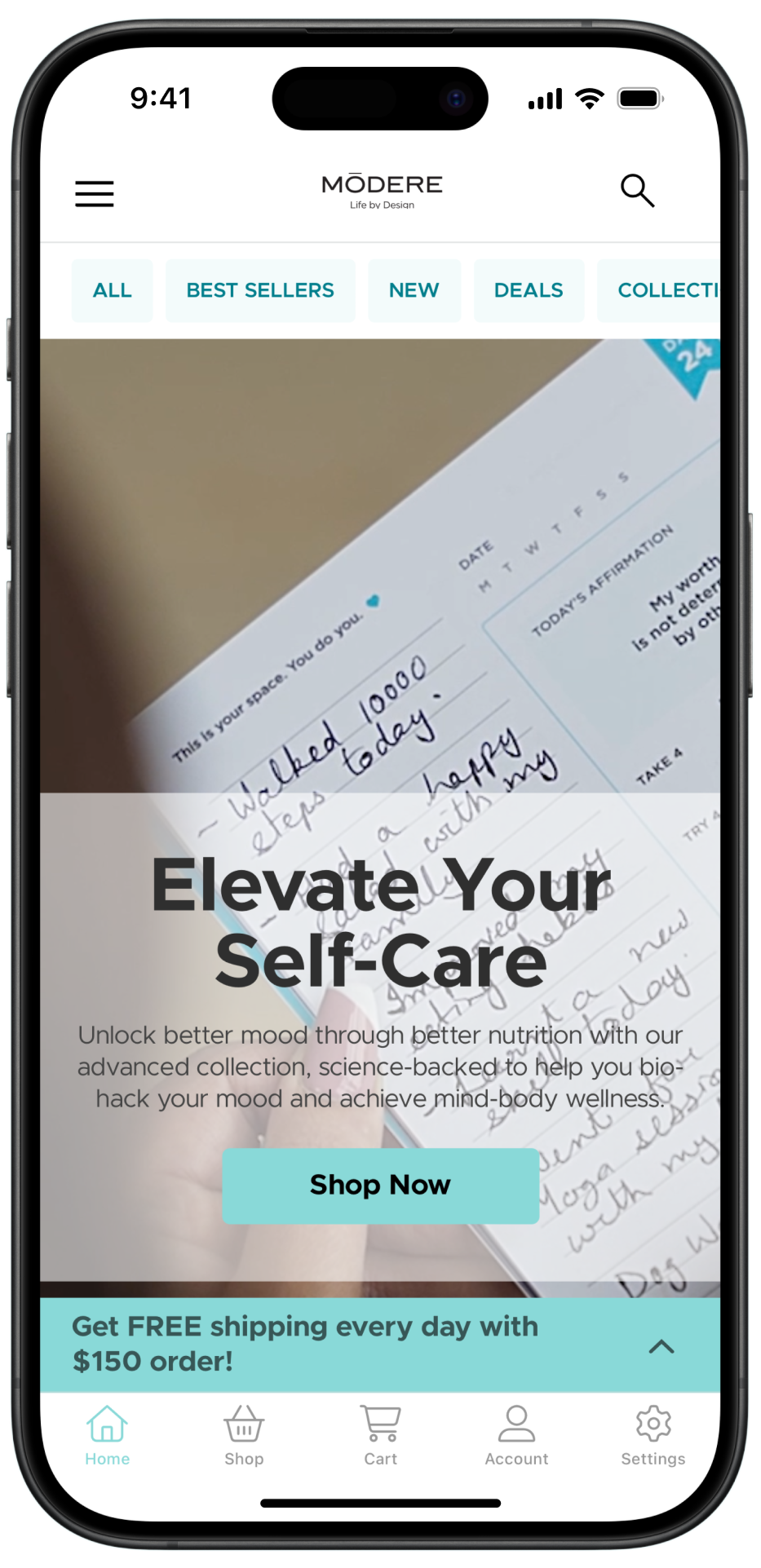 Modere app preview