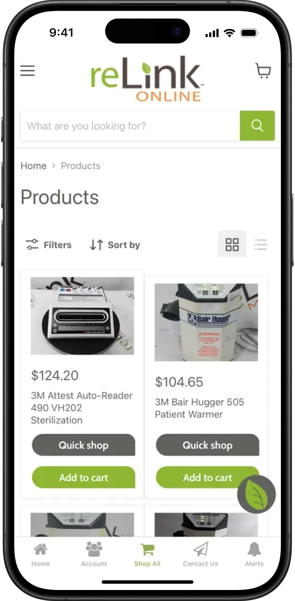 reLink Online app preview