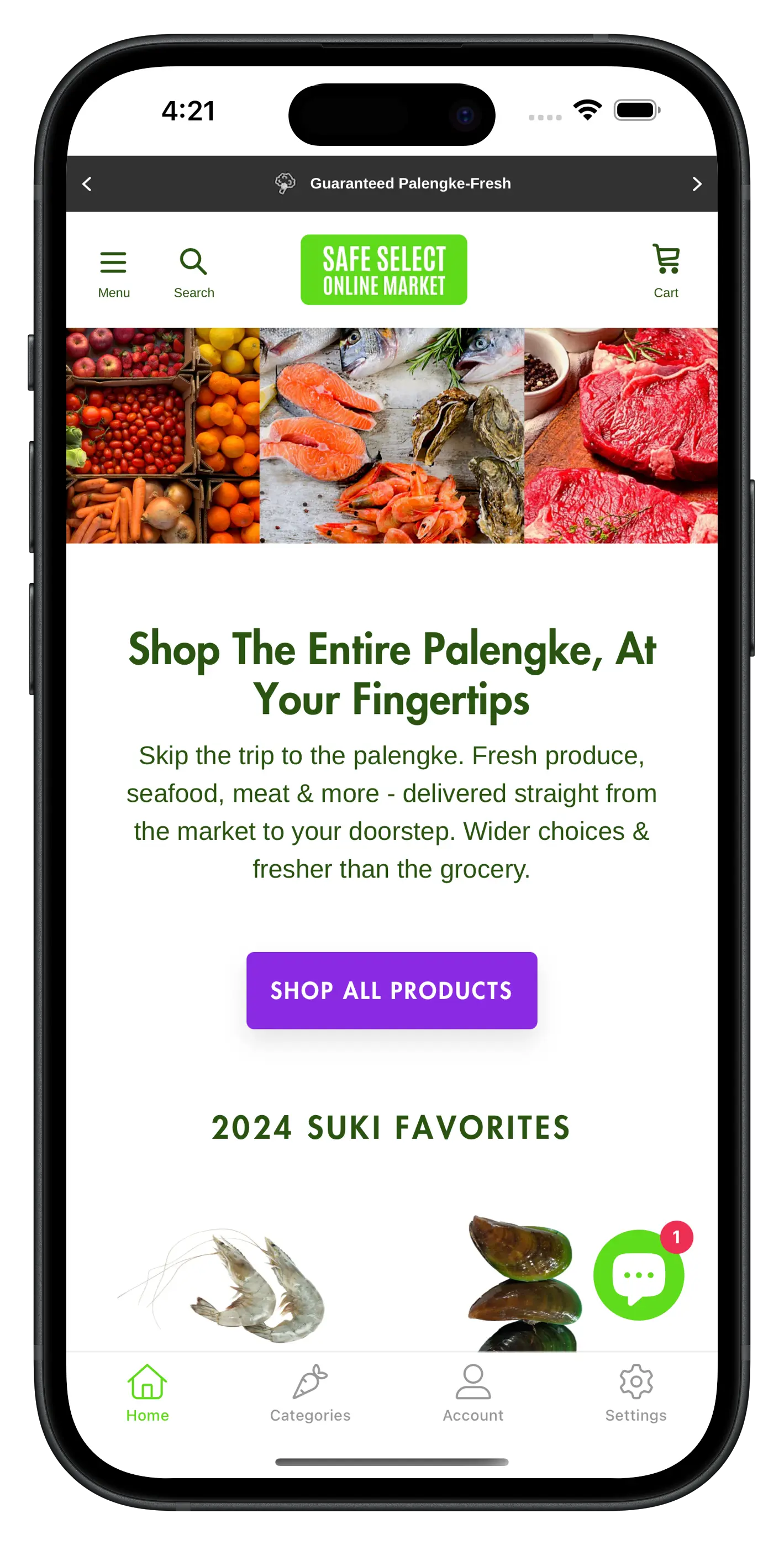 Safe Select PH app preview