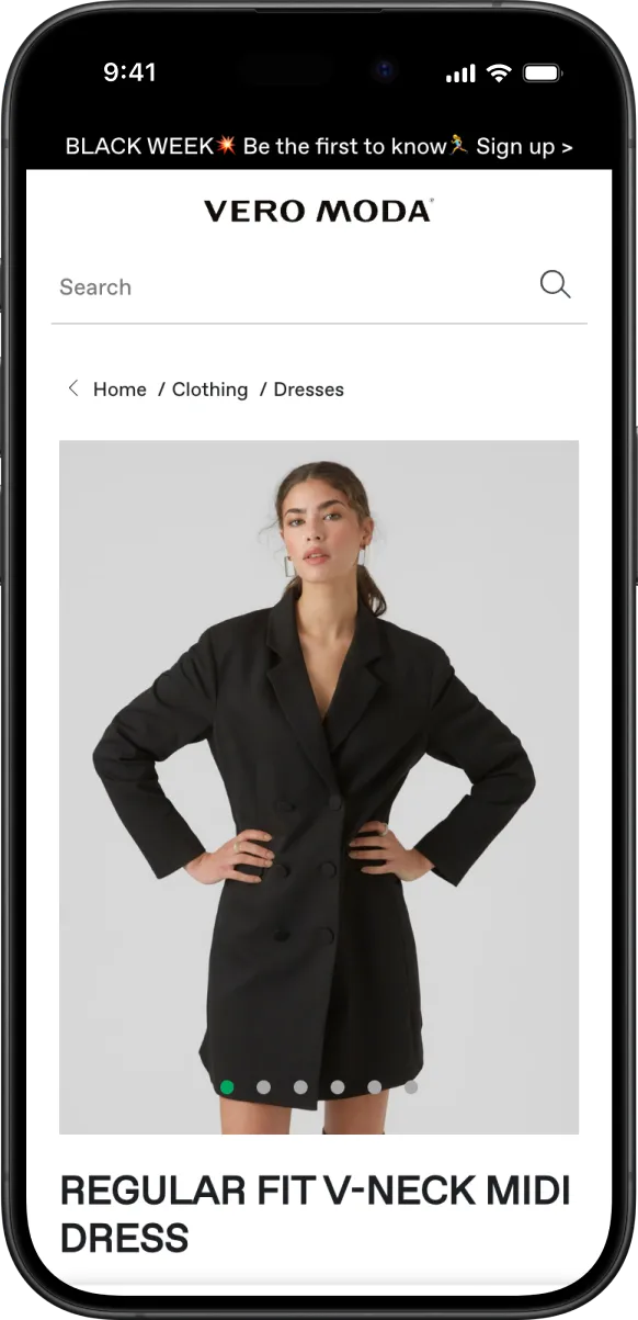 VERO MODA app preview