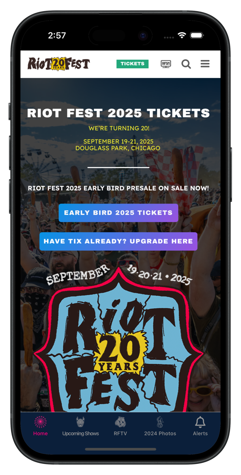 riotfest.org app screenshot