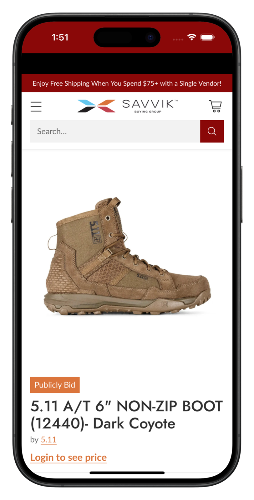 savvik.com app screenshot