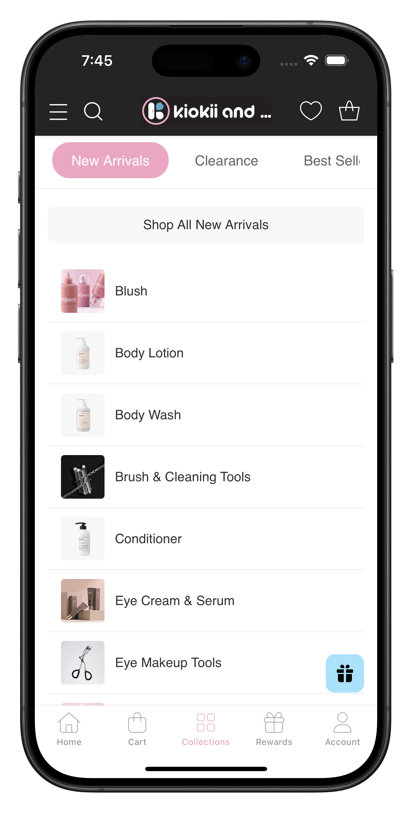 kiokii.com/en-us app screenshot