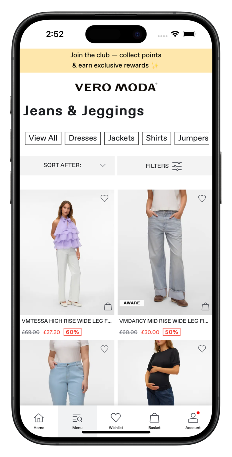 veromoda.com app screenshot