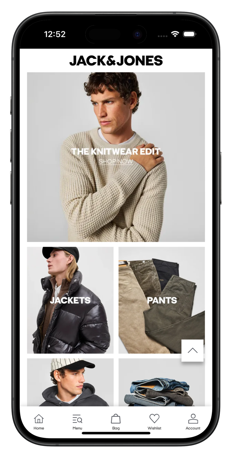 jackjones.com app screenshot