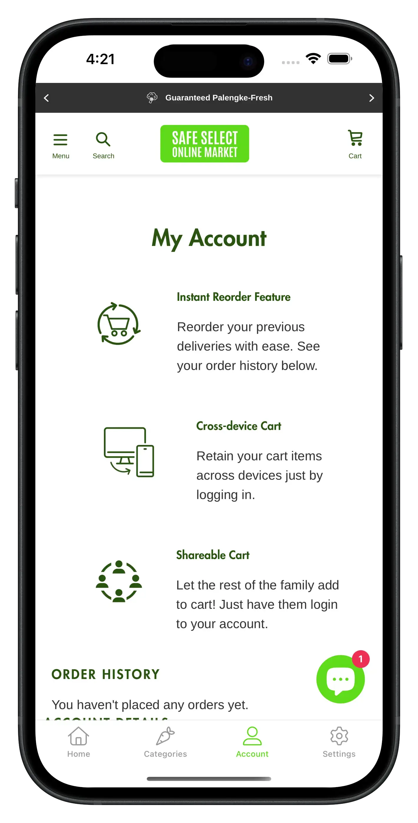 safeselect.ph app screenshot