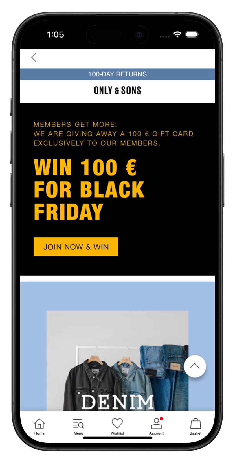 bestseller.com app screenshot