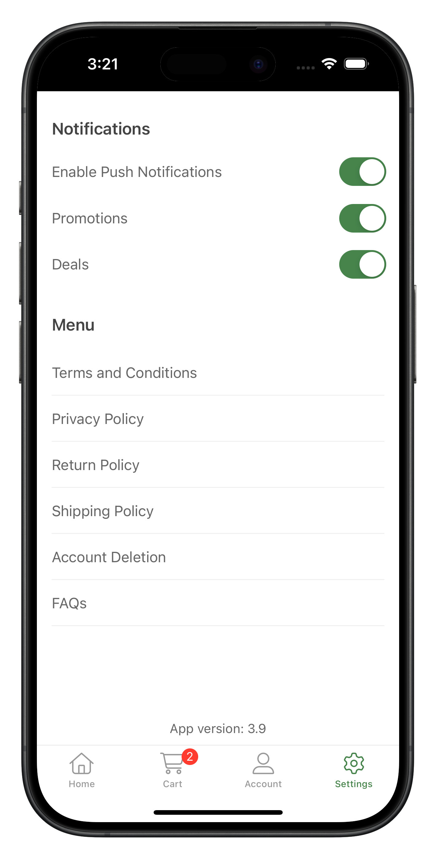 pantsstore.com app screenshot