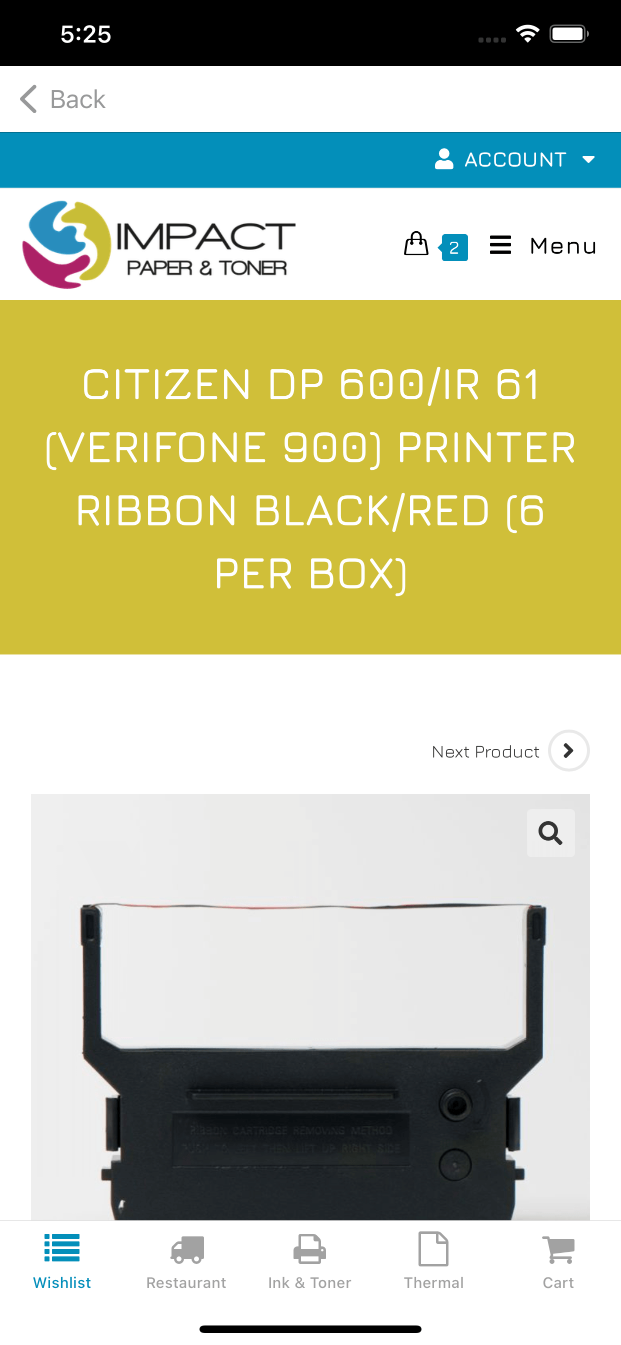 impactwholesale.com app screenshot