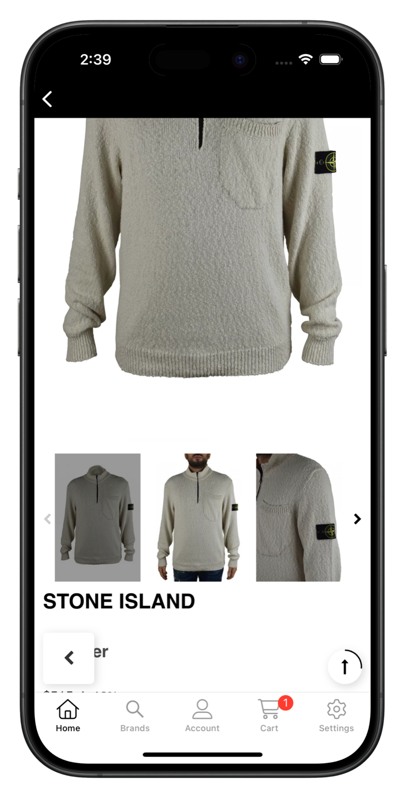 modadiandrea.com app screenshot