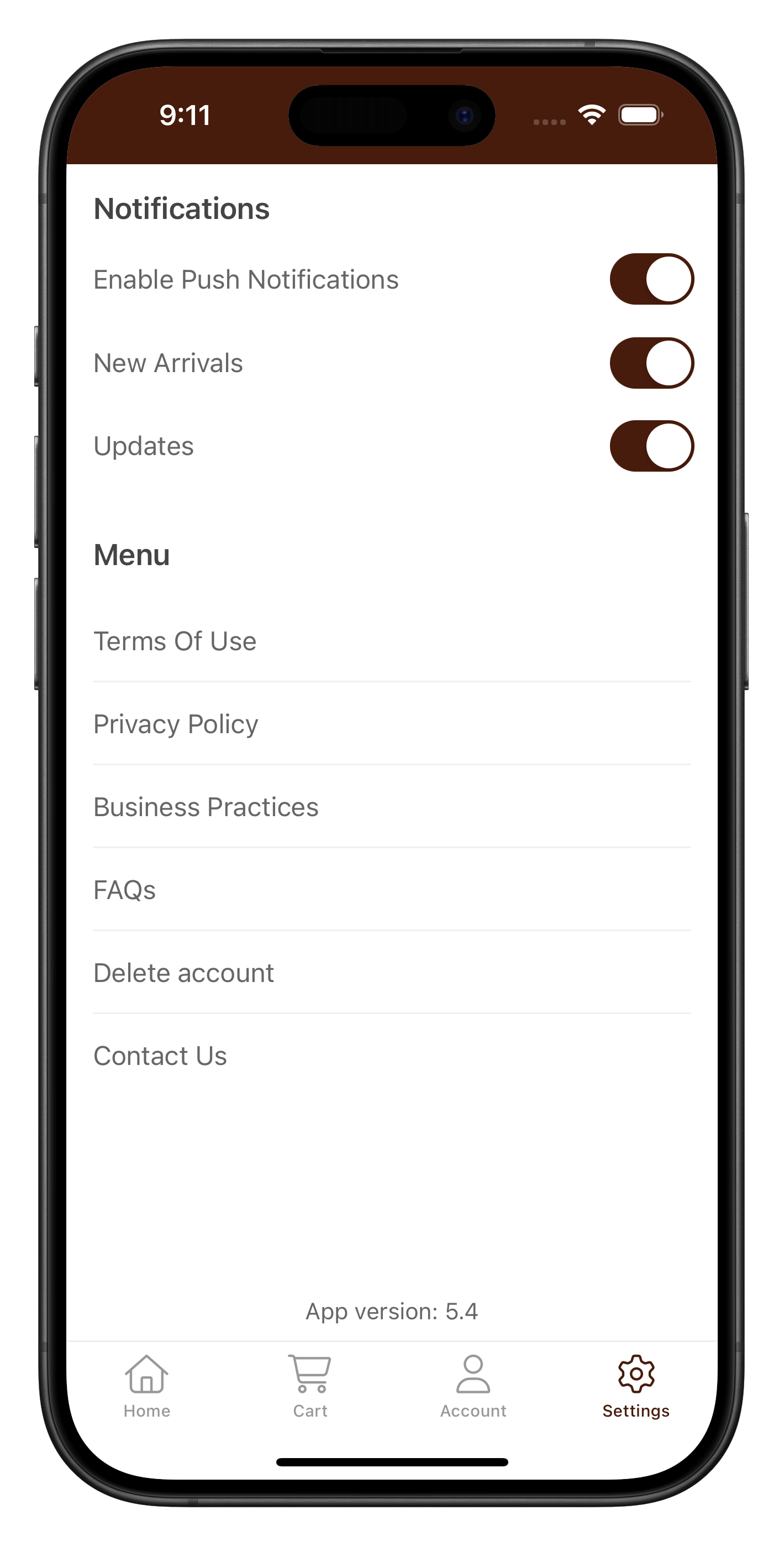 xcvi.com app screenshot