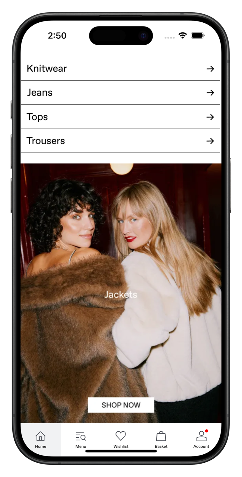 veromoda.com app screenshot