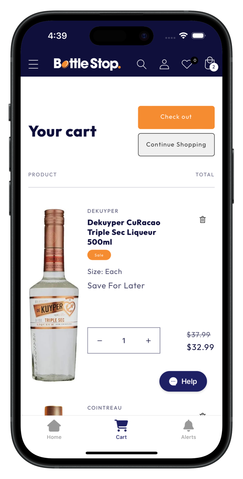 bottle-stop.com.au app screenshot
