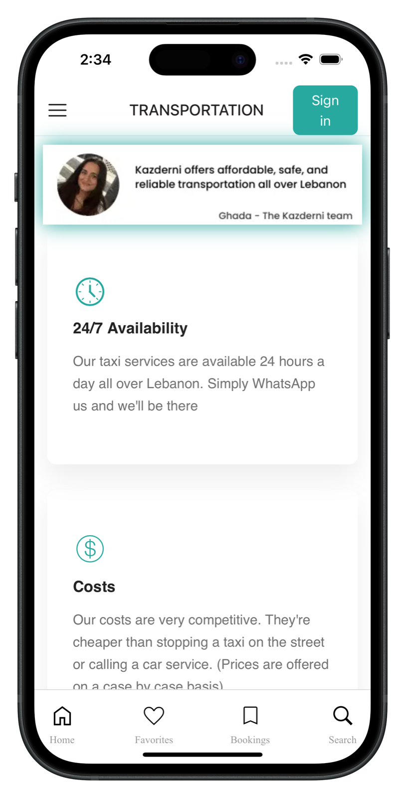 kazderni.com app screenshot