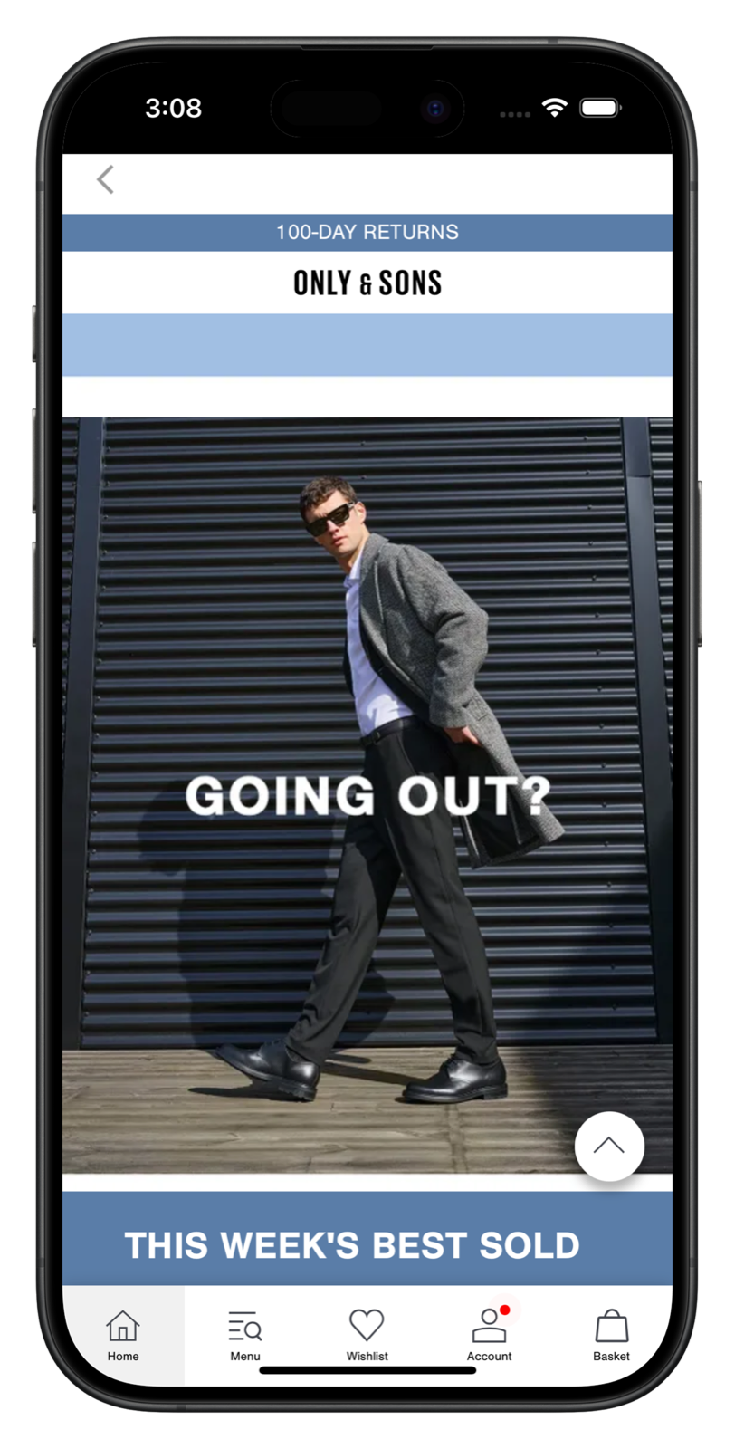bestseller.com app screenshot