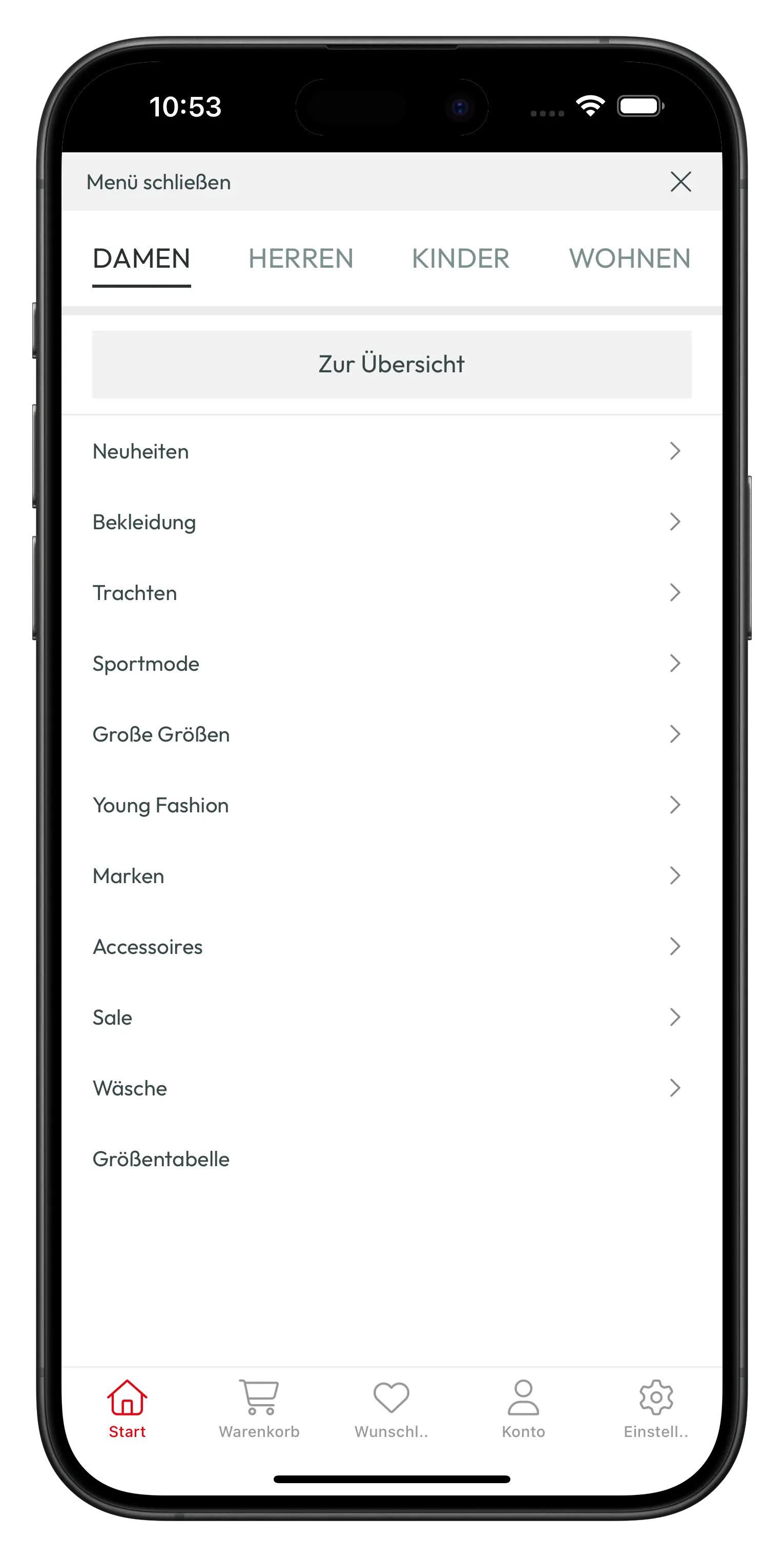 awg-mode.de app screenshot