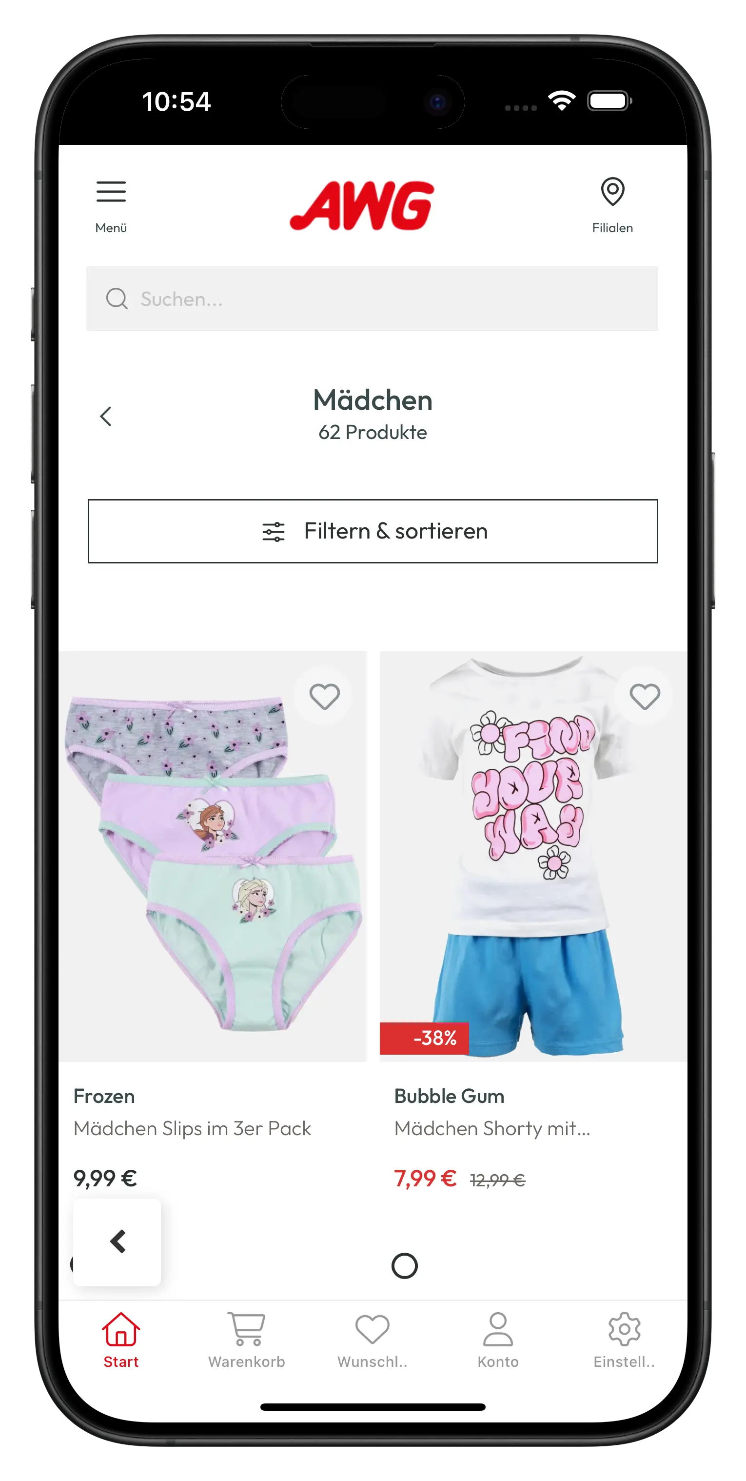 awg-mode.de app screenshot