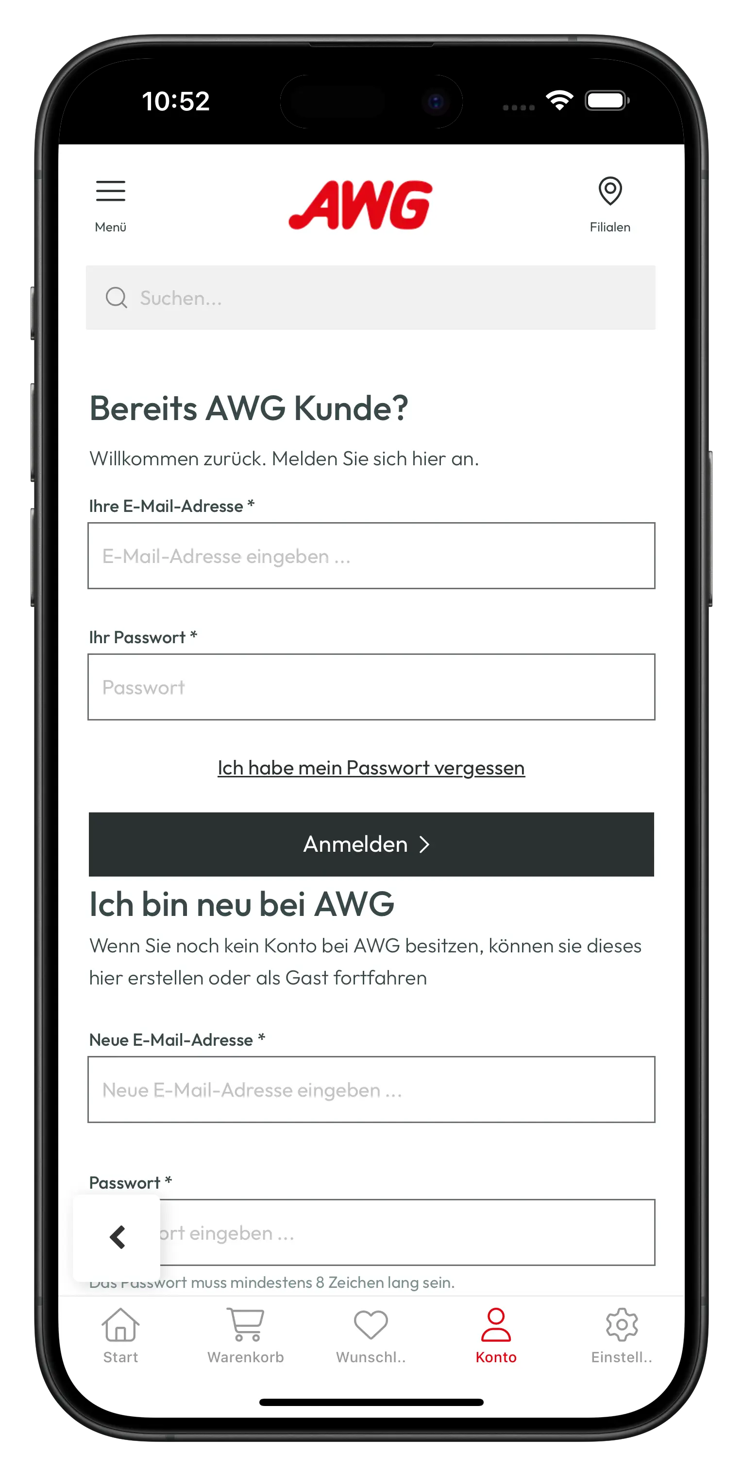 awg-mode.de app screenshot