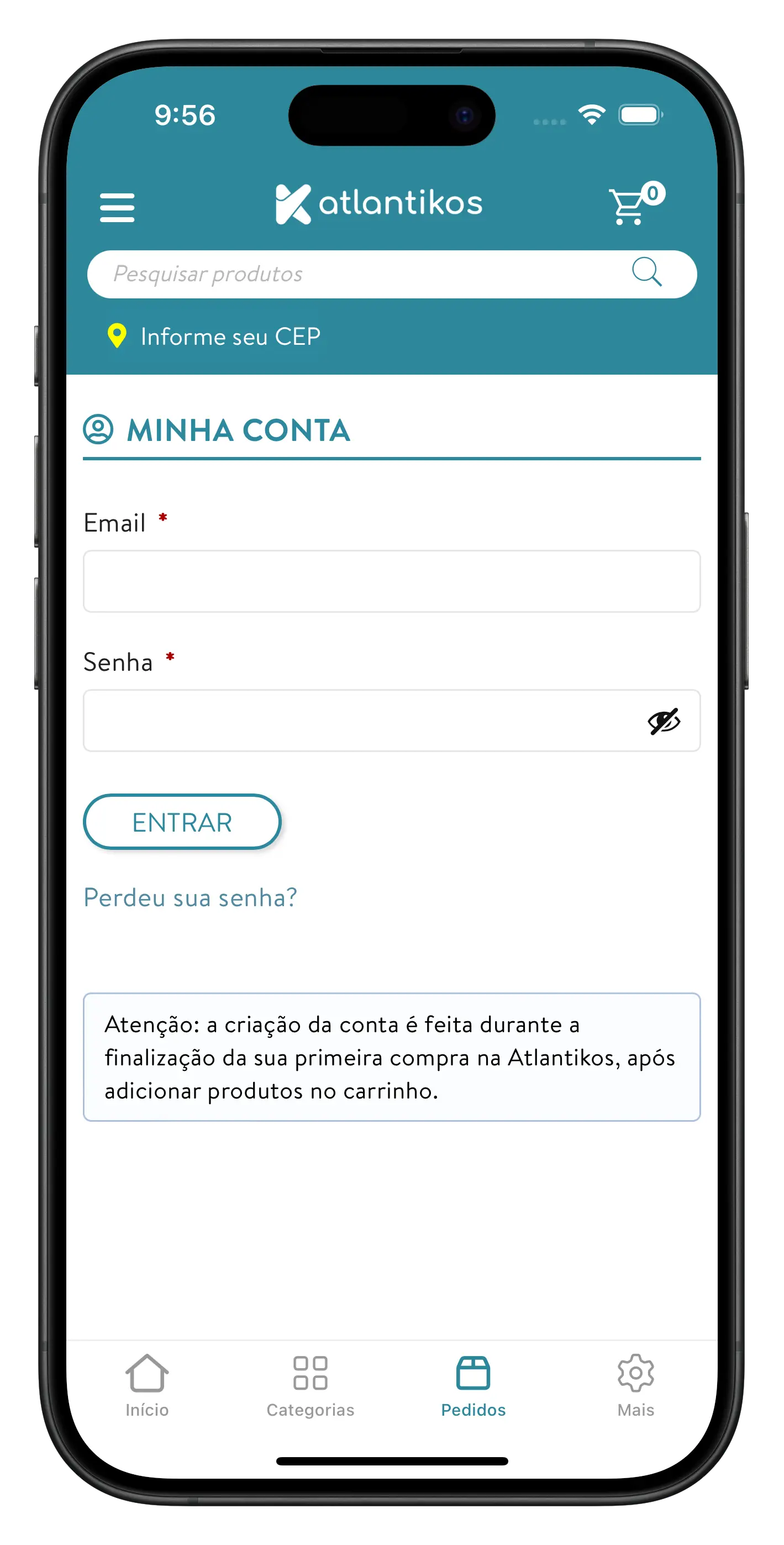 atlantikos.com.br app screenshot