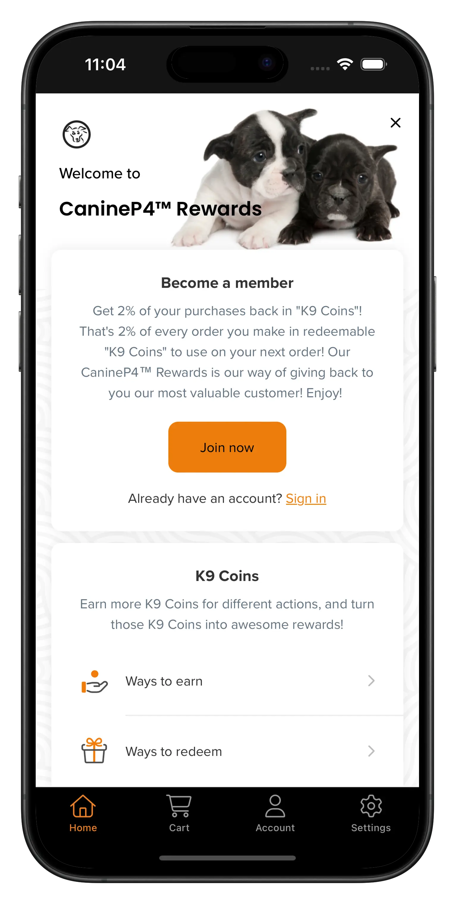 caninep4.com app screenshot