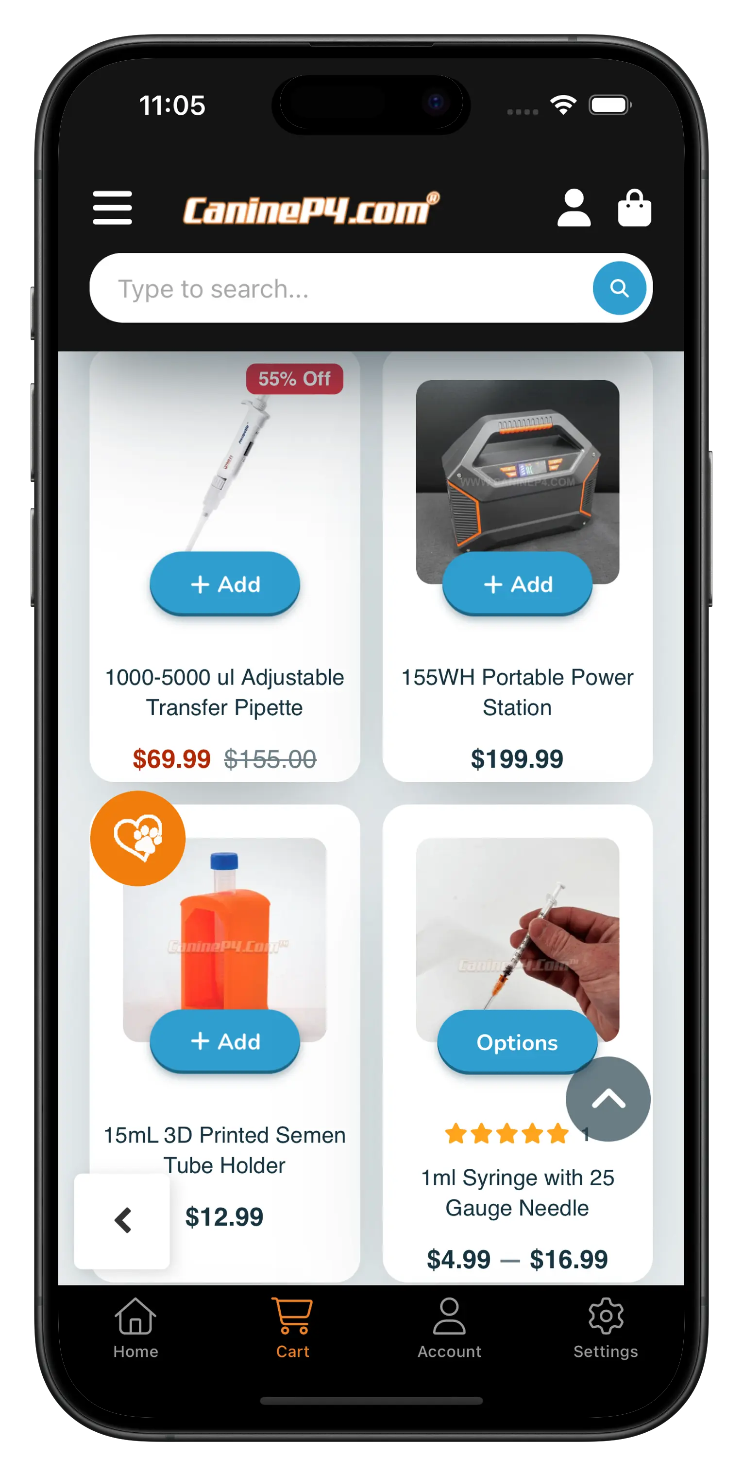 caninep4.com app screenshot