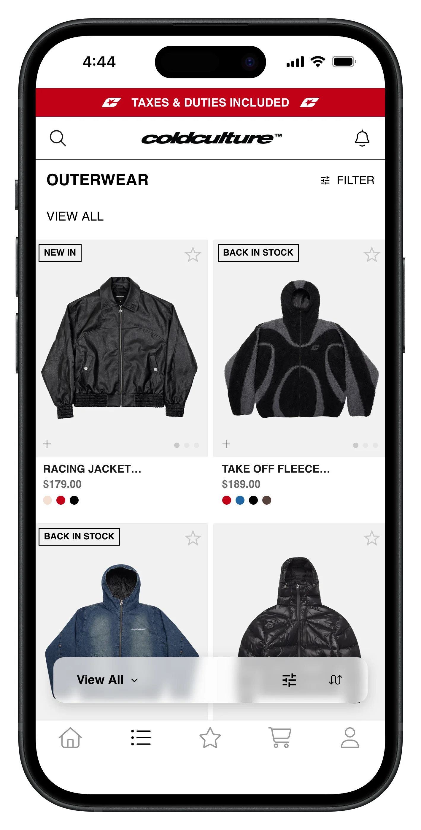 coldcultureworldwide.com app screenshot