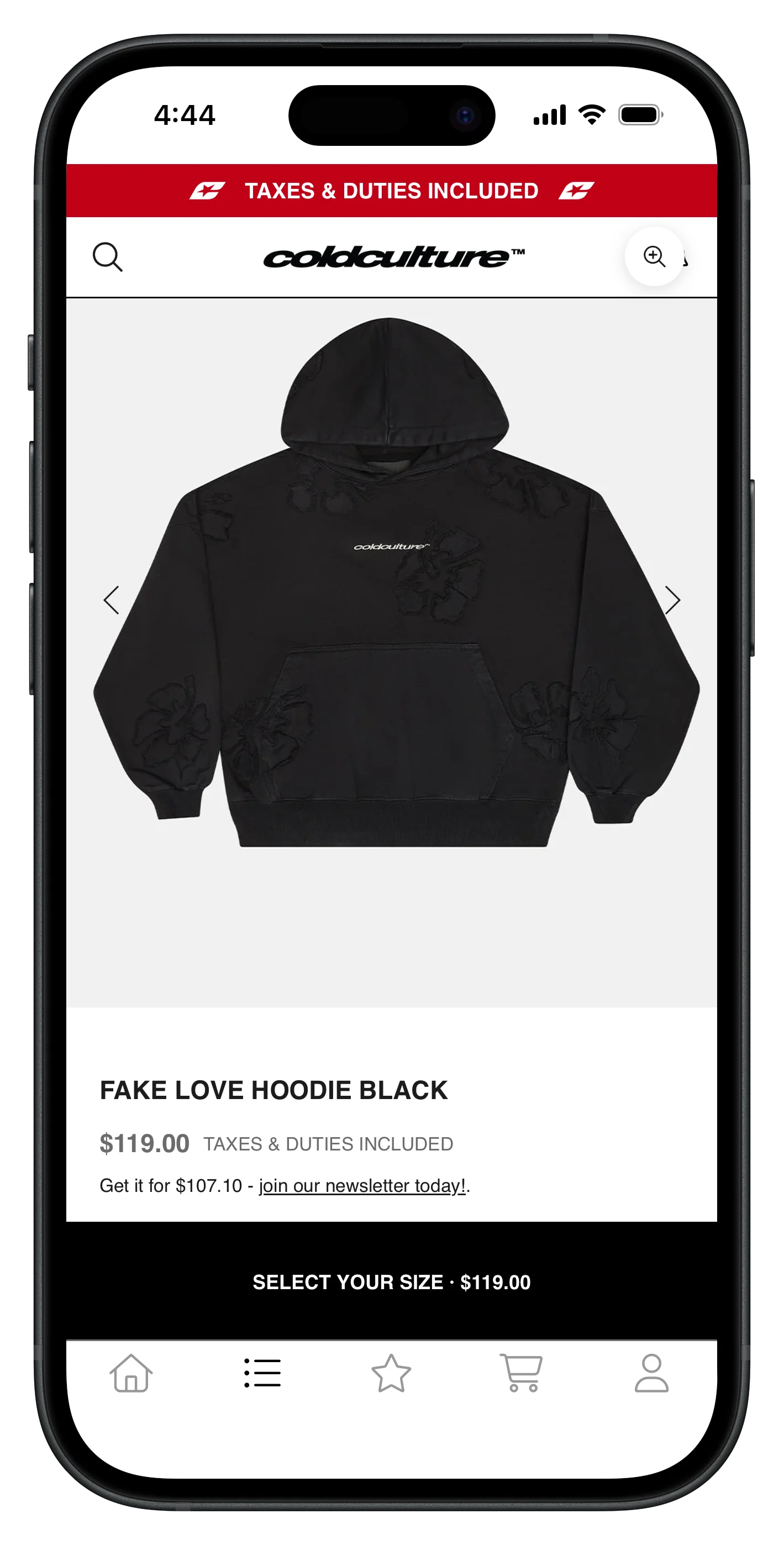 coldcultureworldwide.com app screenshot