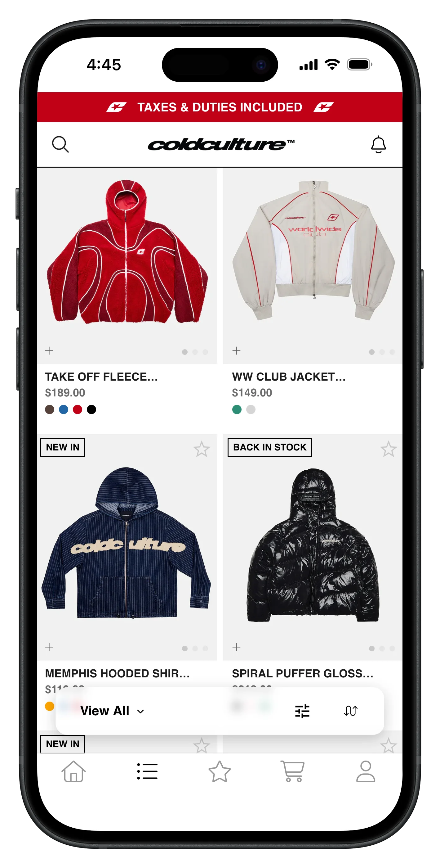 coldcultureworldwide.com app screenshot
