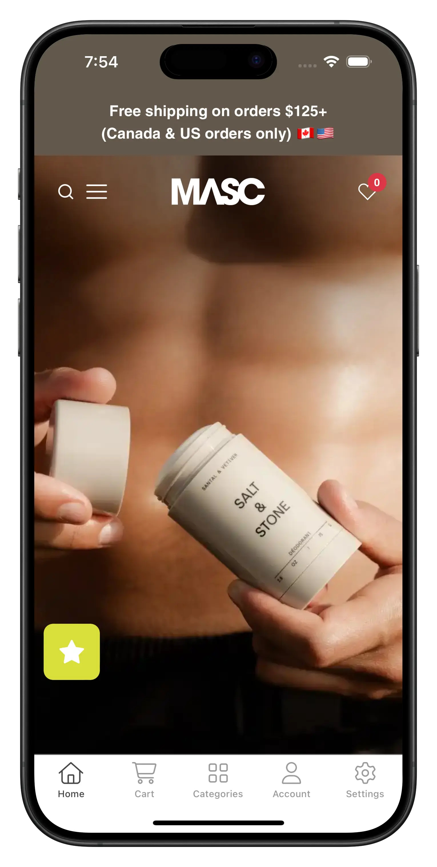 shopmasc.com app screenshot