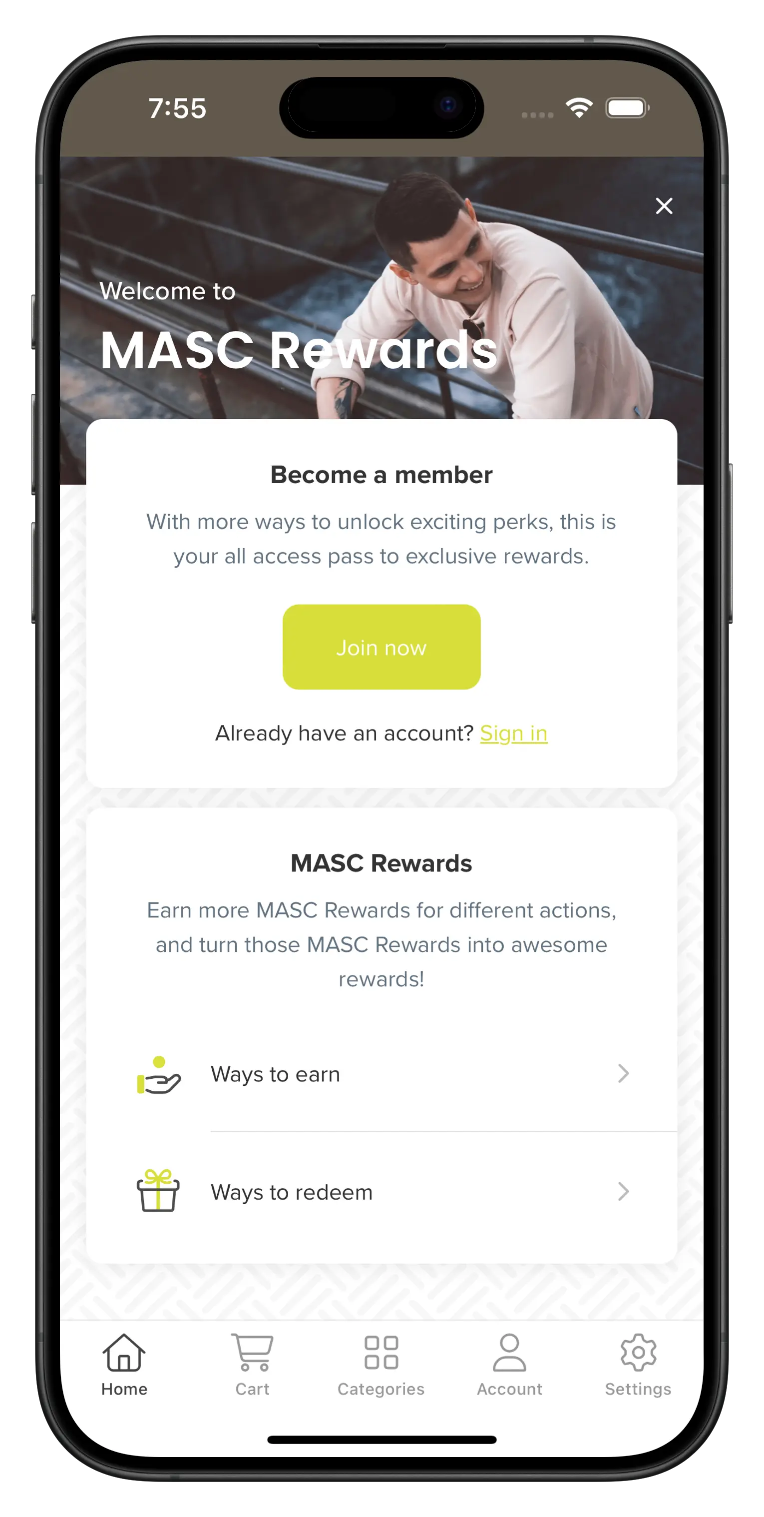 shopmasc.com app screenshot