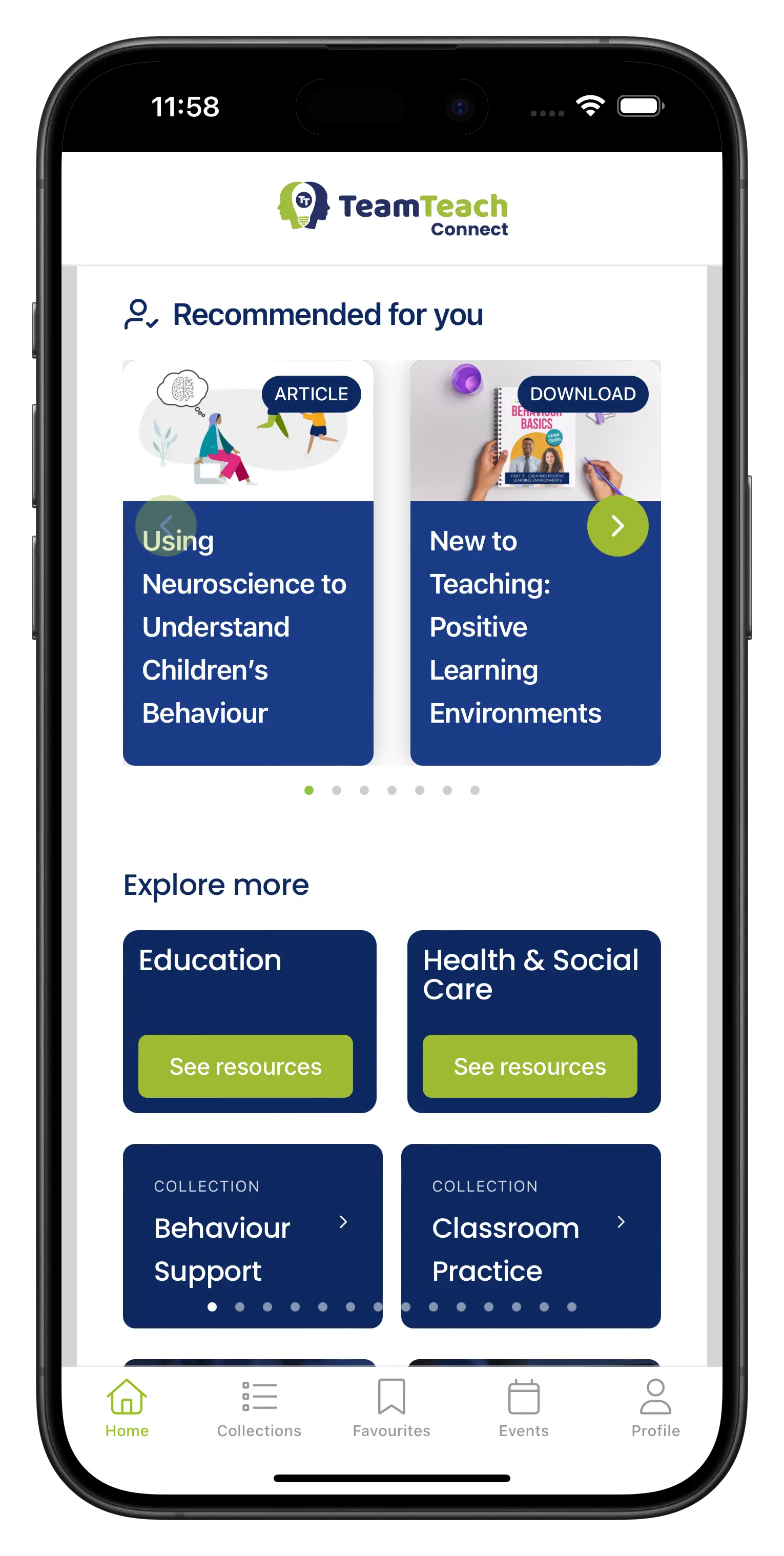 teamteach.com app screenshot