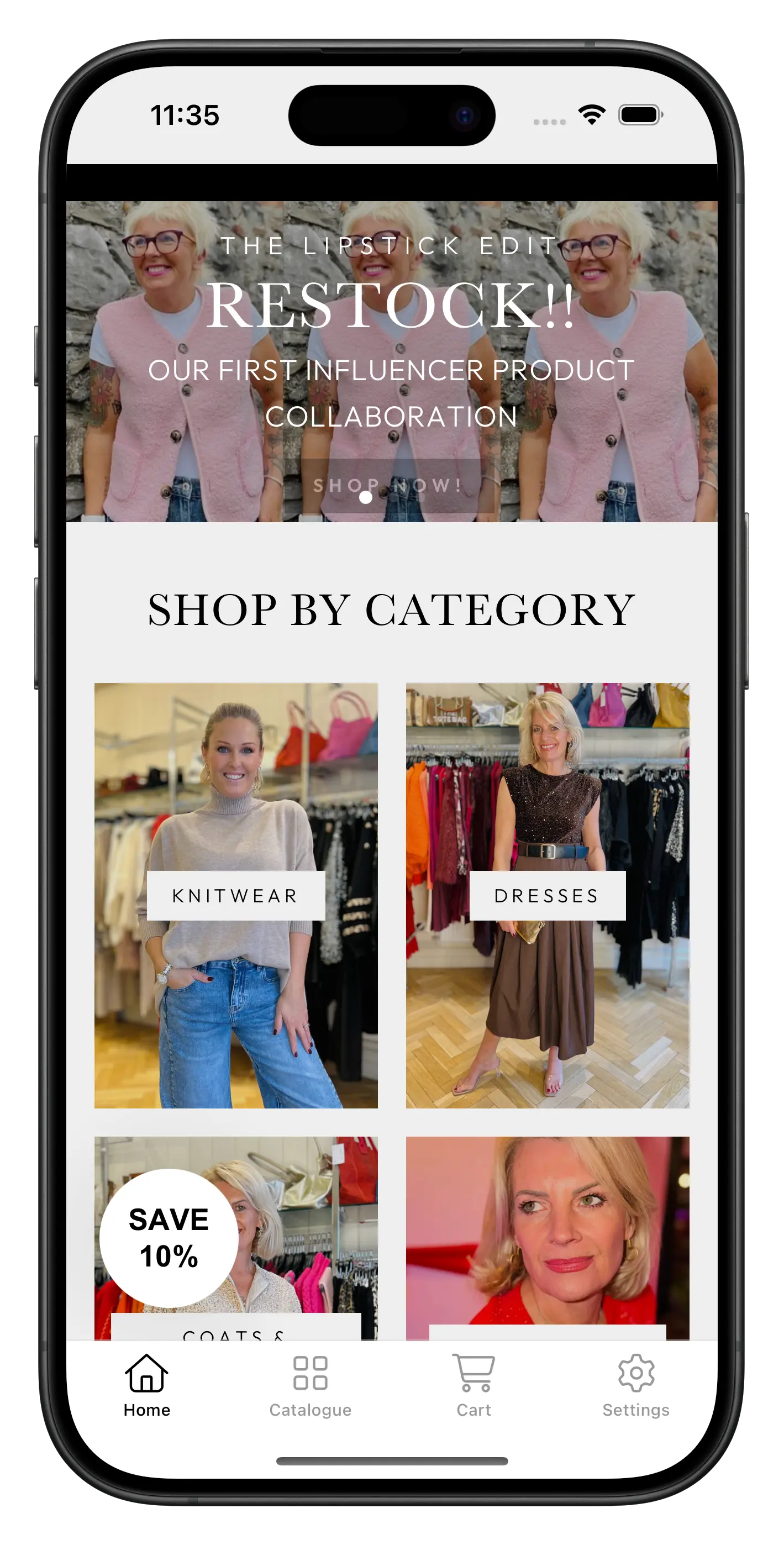 ilovesnob.co.uk app screenshot