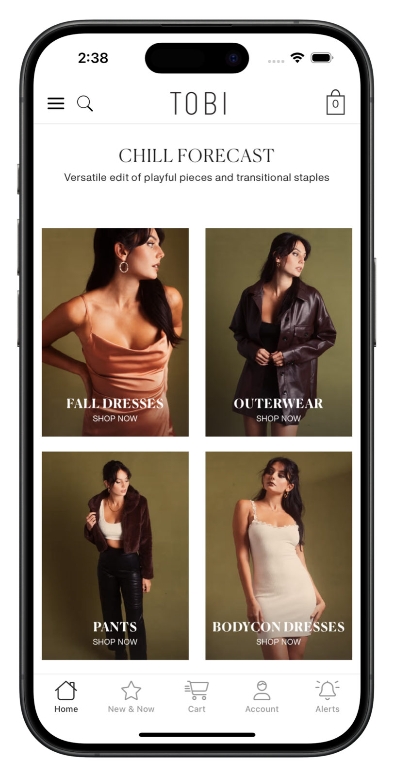 tobi.com app screenshot