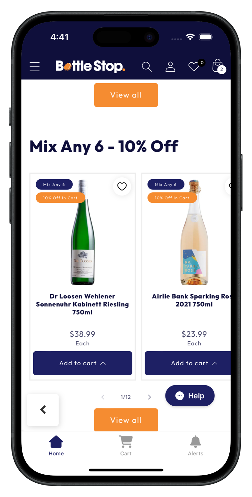 bottle-stop.com.au app screenshot