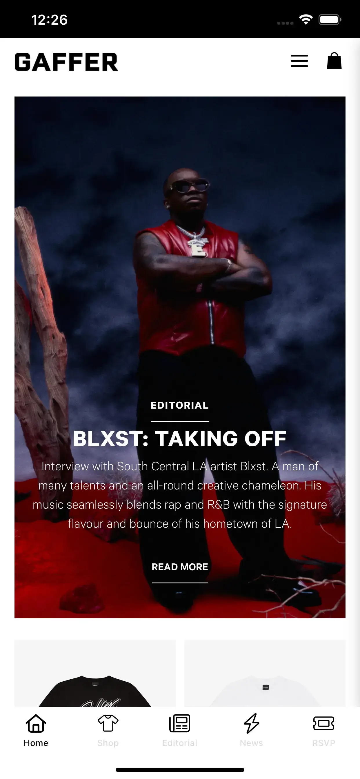 gaffer.world app screenshot