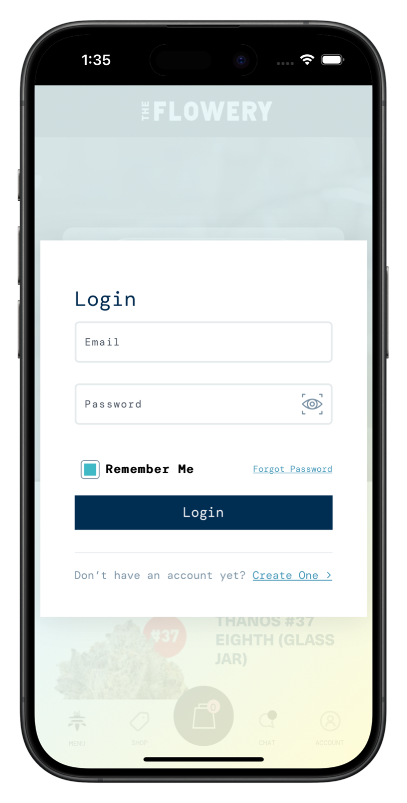 theflowery.co app screenshot