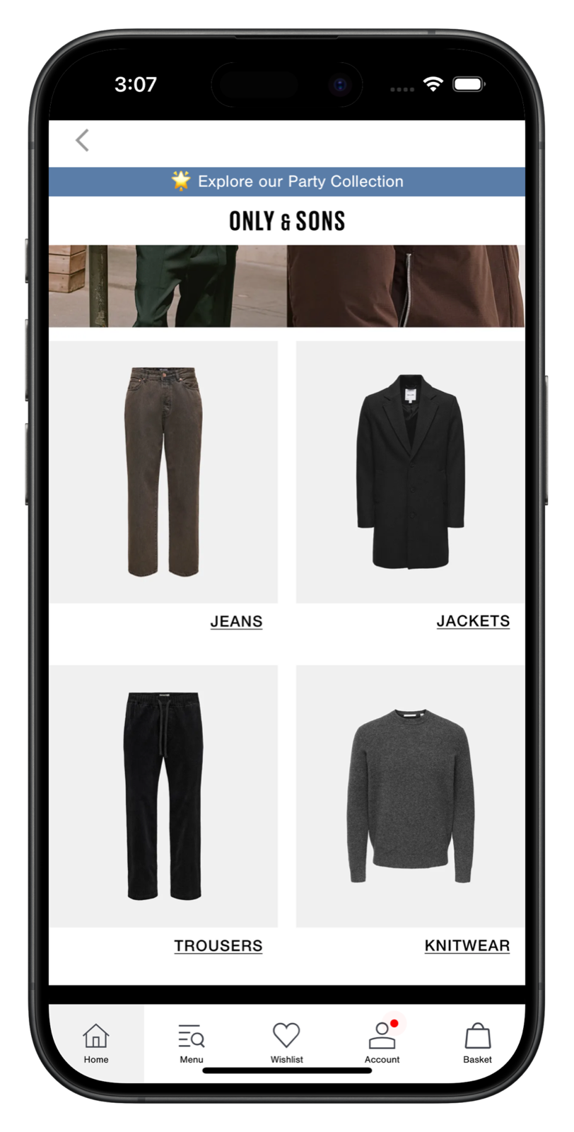 bestseller.com app screenshot