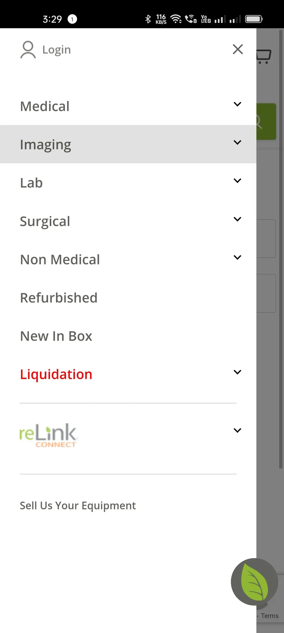 relinkmedical.com app screenshot