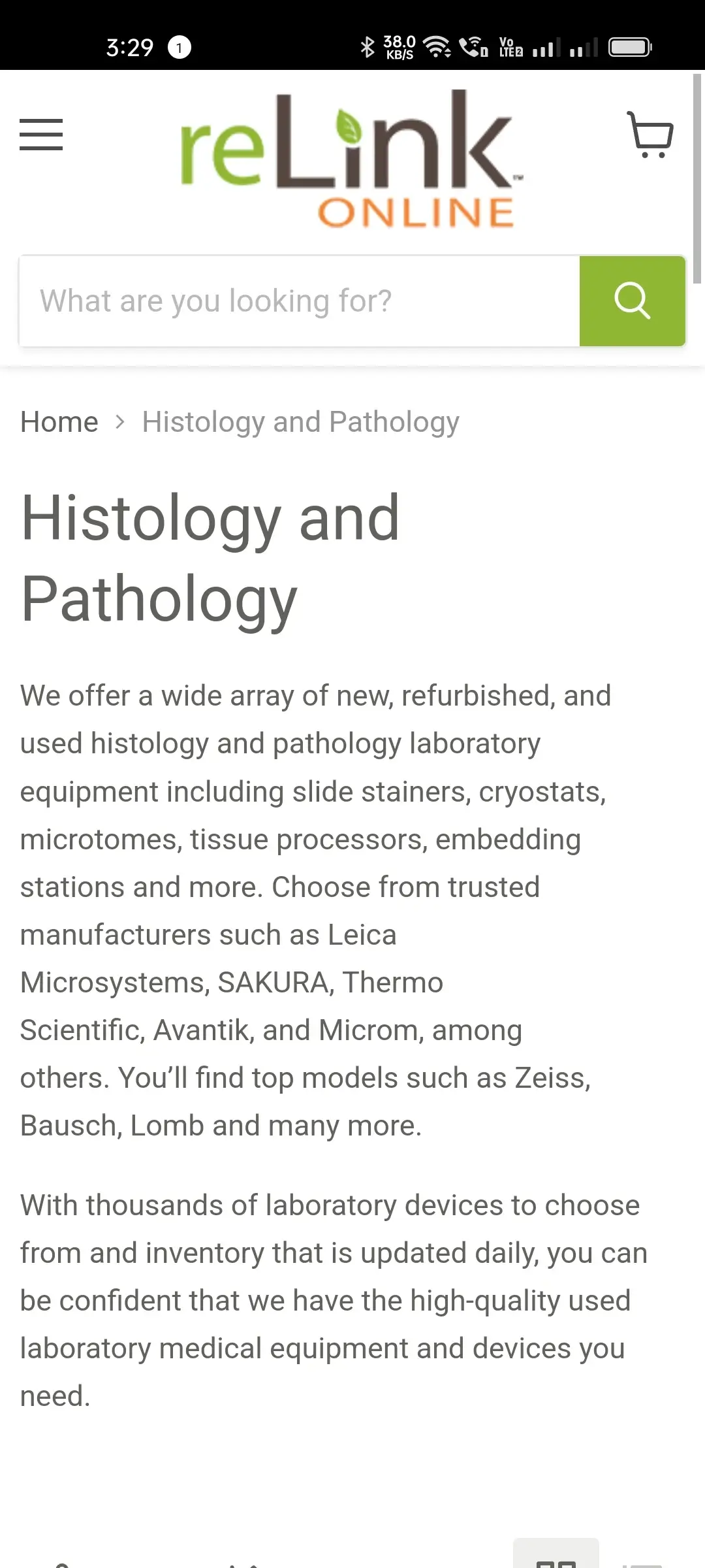 relinkmedical.com app screenshot