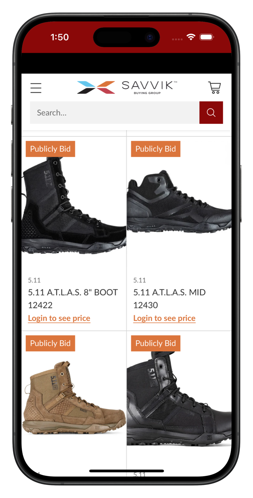 savvik.com app screenshot