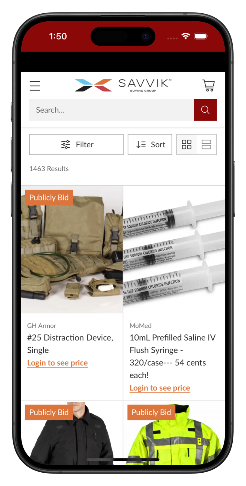 savvik.com app screenshot