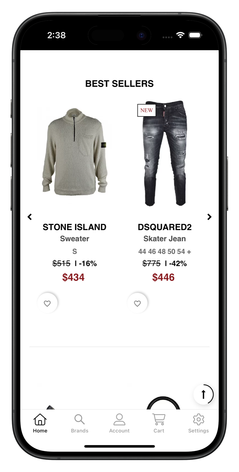 modadiandrea.com app screenshot