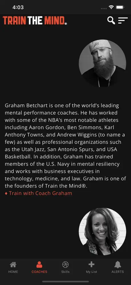 trainthemind.com app screenshot