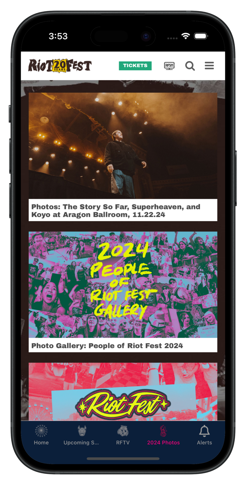riotfest.org app screenshot