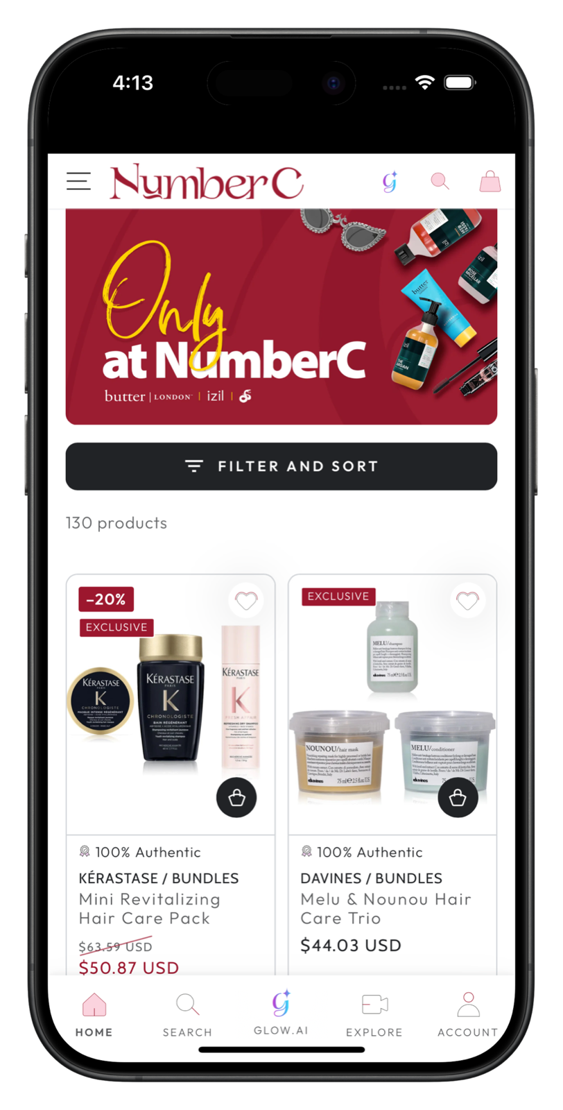 numberc.com app screenshot