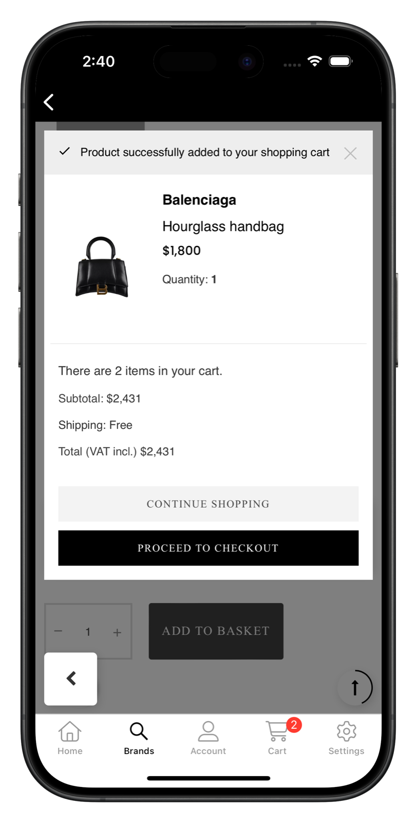 modadiandrea.com app screenshot