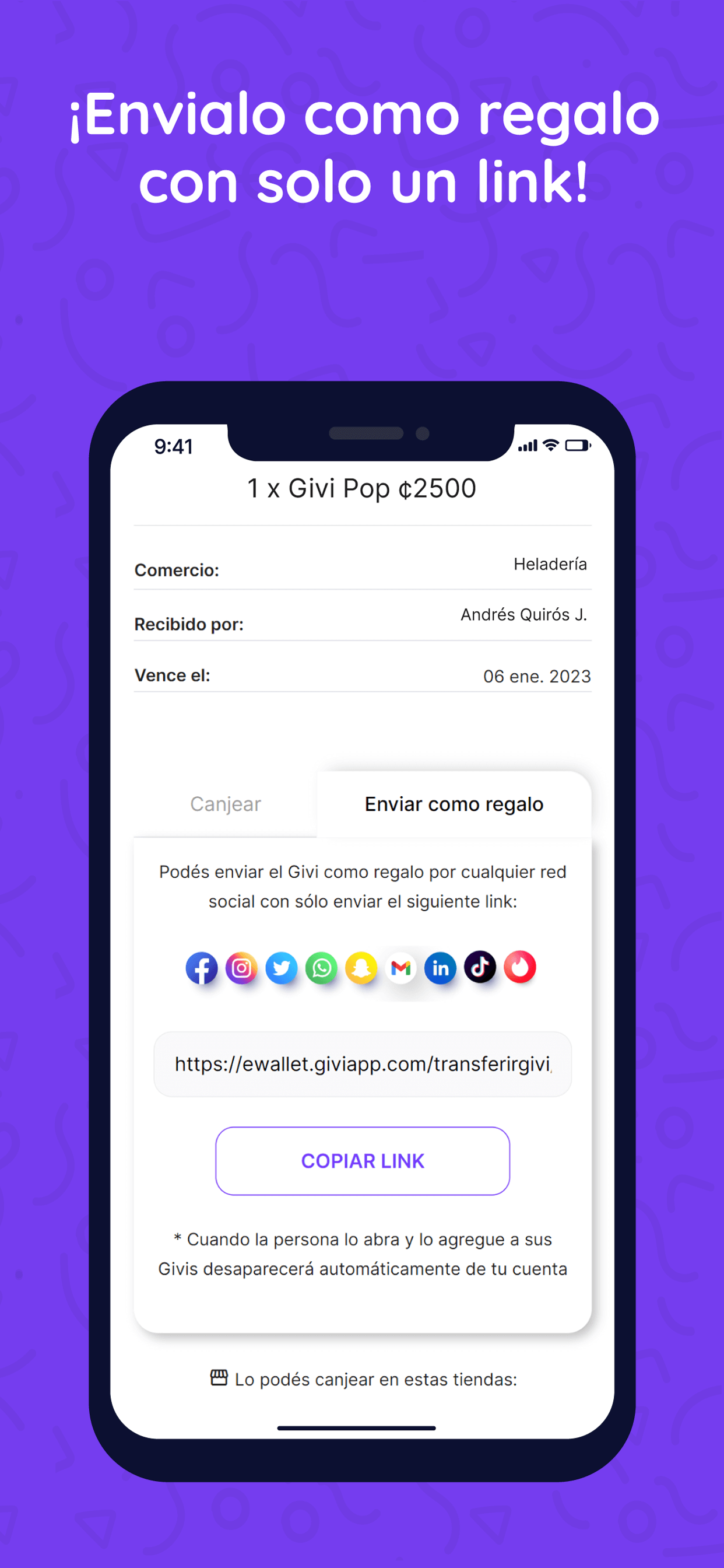 giviapp.com app screenshot