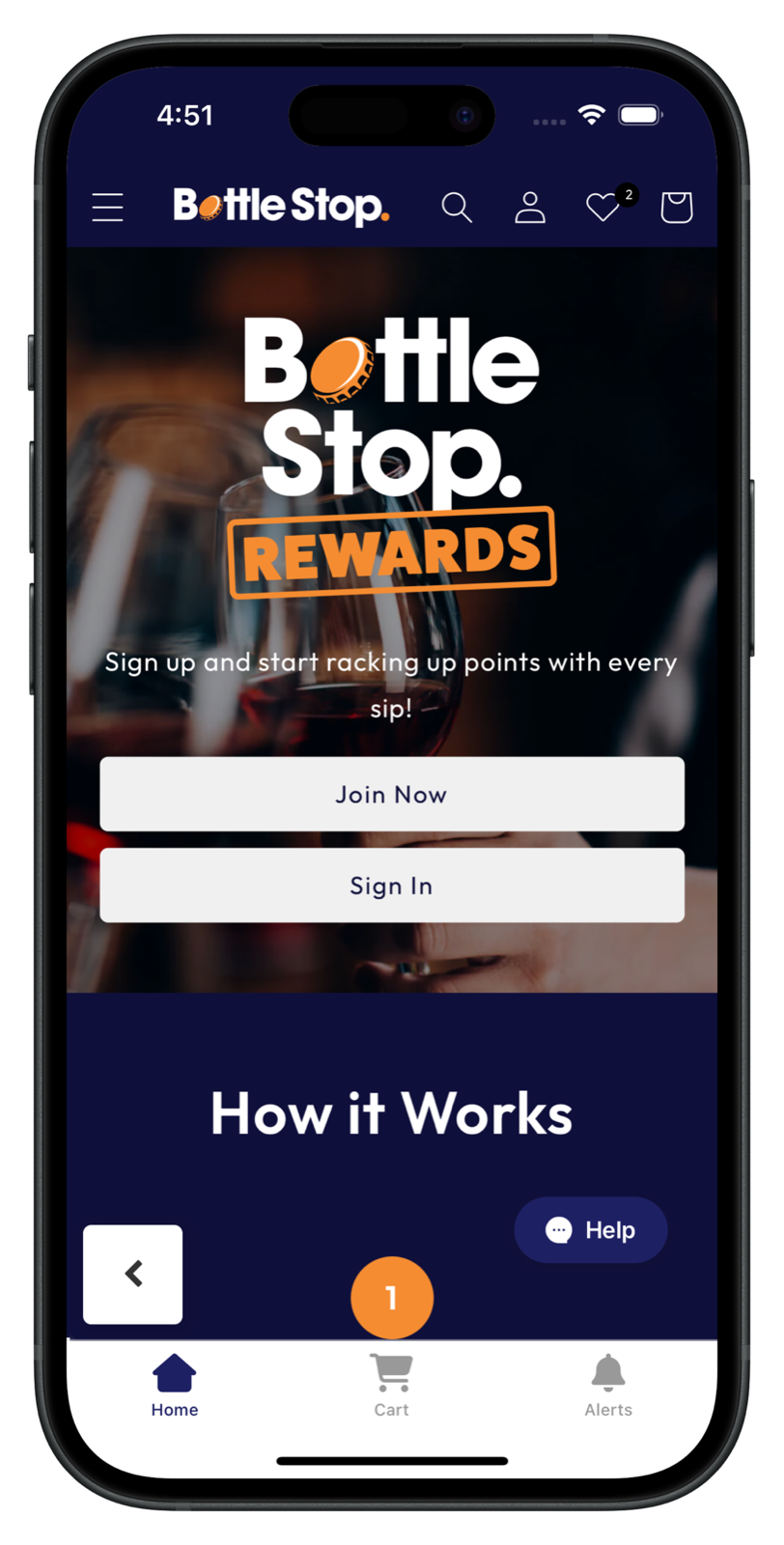 bottle-stop.com.au app screenshot
