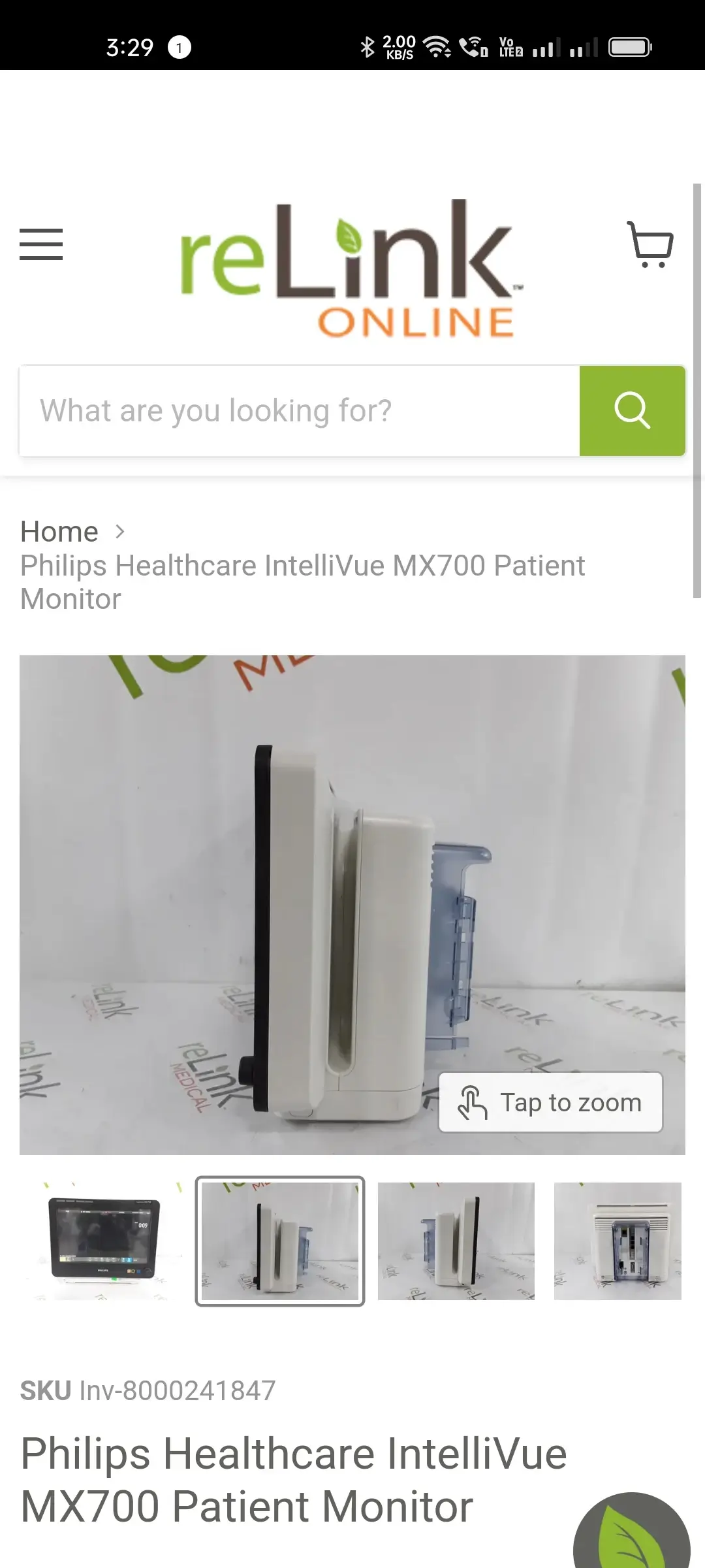 relinkmedical.com app screenshot